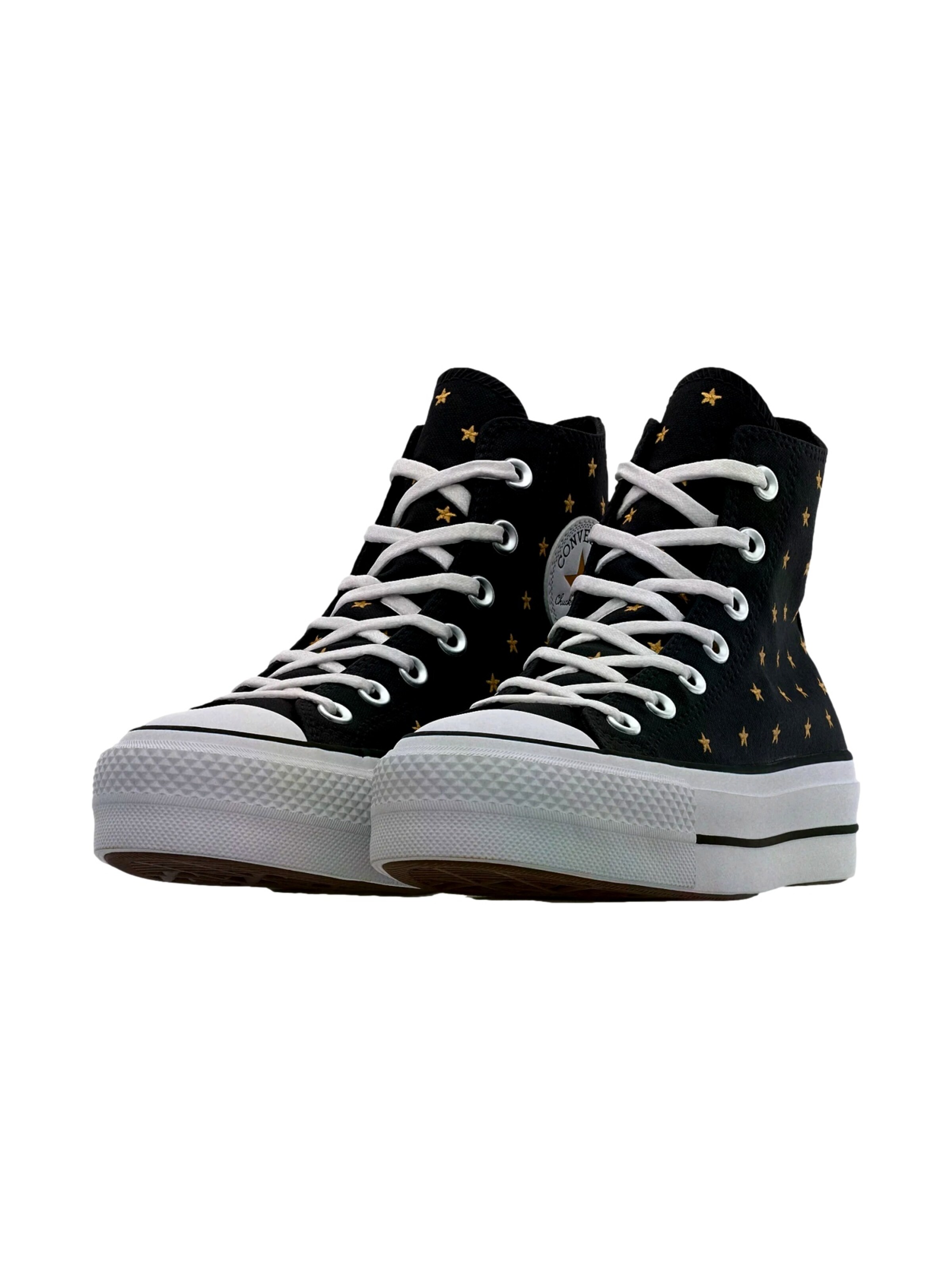 CONVERSE Magas szárú sportcipők 'Chuck Taylor All Star Lift' - fekete