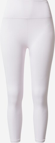 ADIDAS SPORTSWEAR Skinny Sportbroek in Lila: voorkant