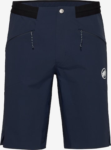 MAMMUT Loosefit Sportshorts 'Aenergy' in Blau: Vorderseite