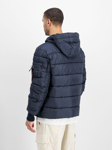 ALPHA INDUSTRIES Winter Jacket 'Alpha FD' in Blue