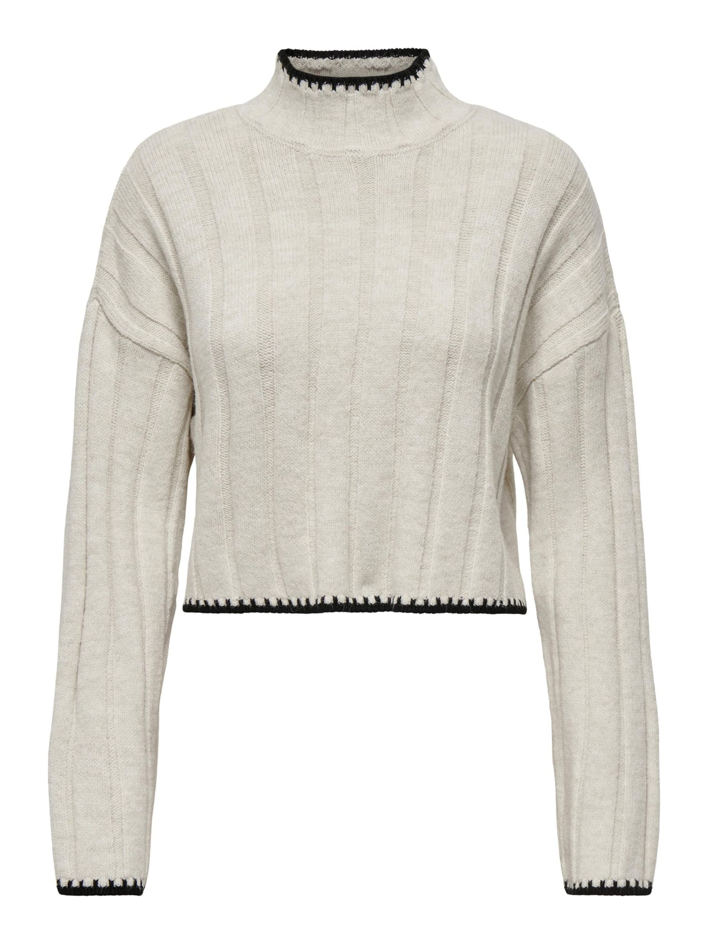 ONLY Sweater 'ONLCHICK STITCH' in Beige / Black, Item view