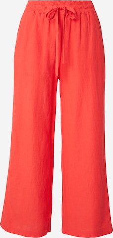 Soyaconcept Wide Leg Housut 'Ina' värissä oranssi: etupuoli