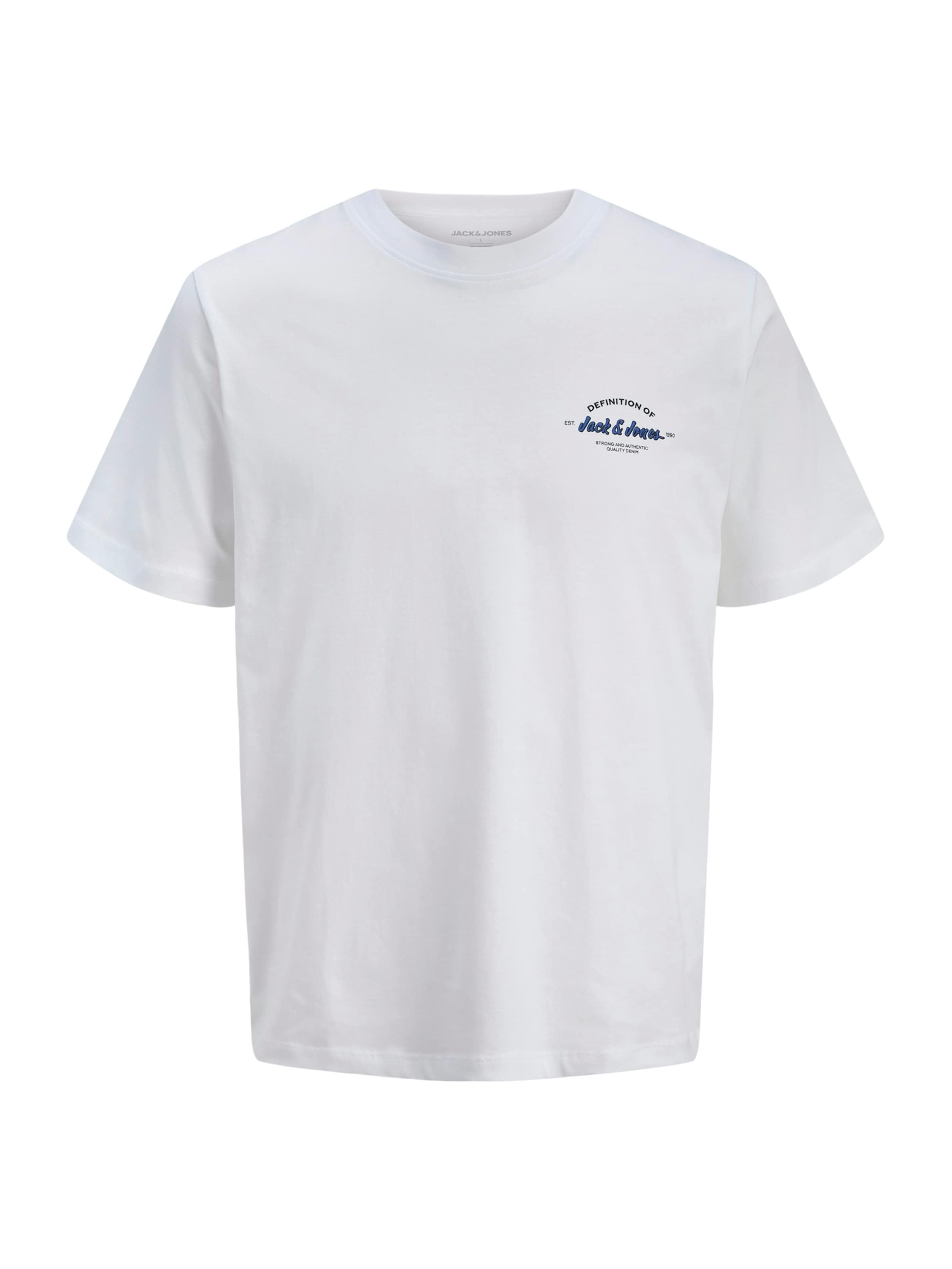 Maglietta 'JJBRANDON' di Jack & Jones Junior in bianco: frontale