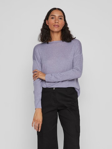 VILA Sweater 'Abella' in Purple: front