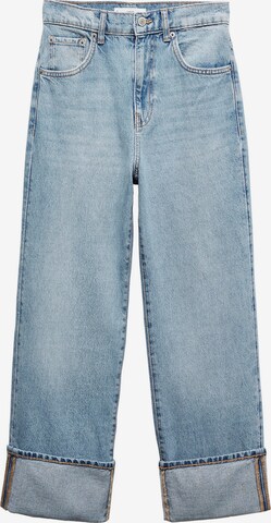 MANGO Regular Jeans 'Quinn' in Blue: front