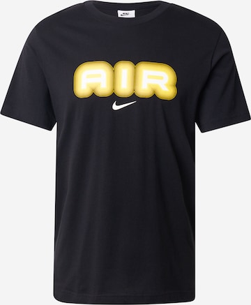 Nike Sportswear - Camiseta 'AIR' en negro: frente