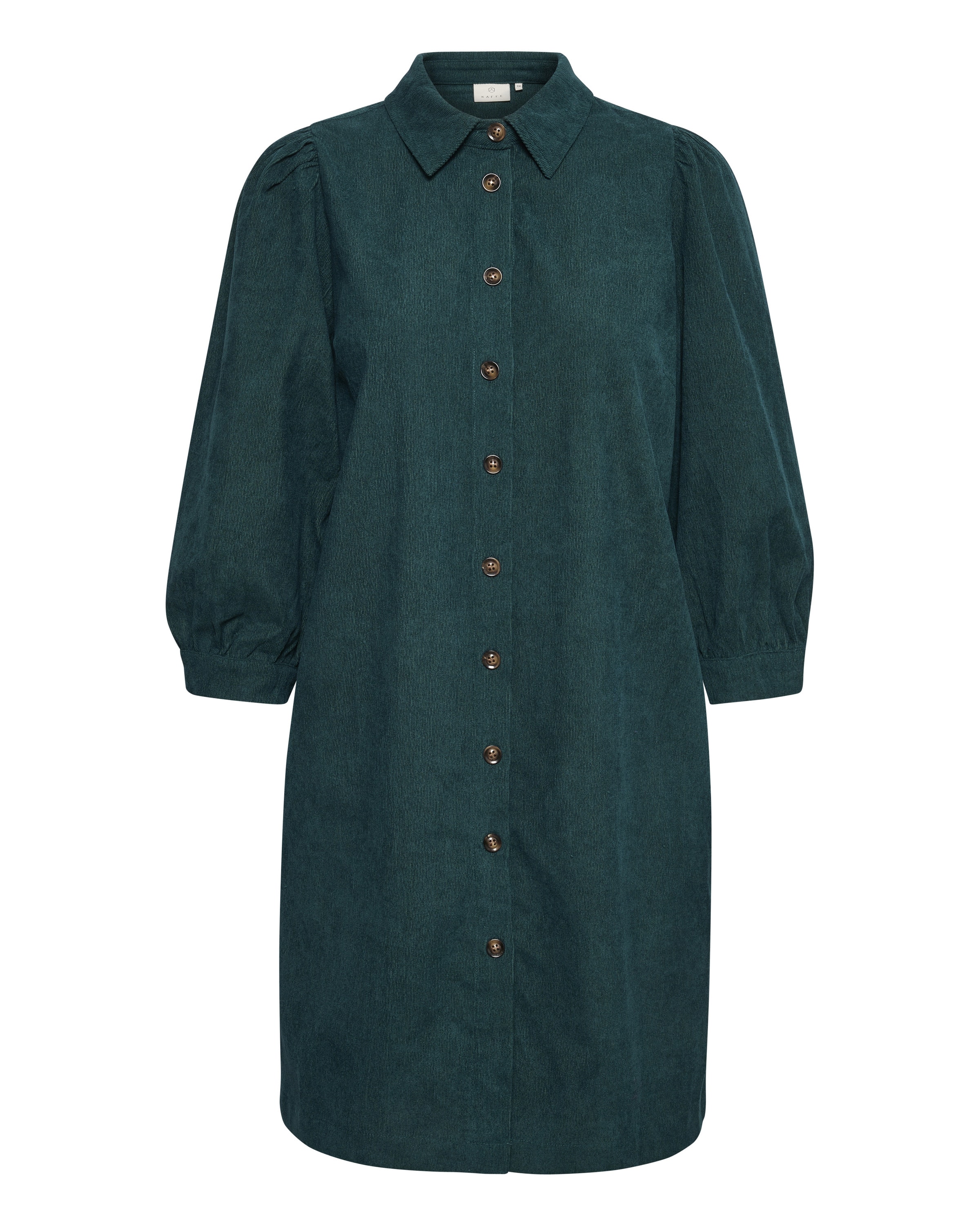 Kaffe Blusenkleid 'Eve' in Grün: Vorderseite