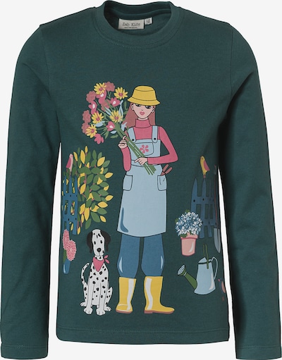 myToys COLLECTION Shirt in Dark green / Mixed colors, Item view