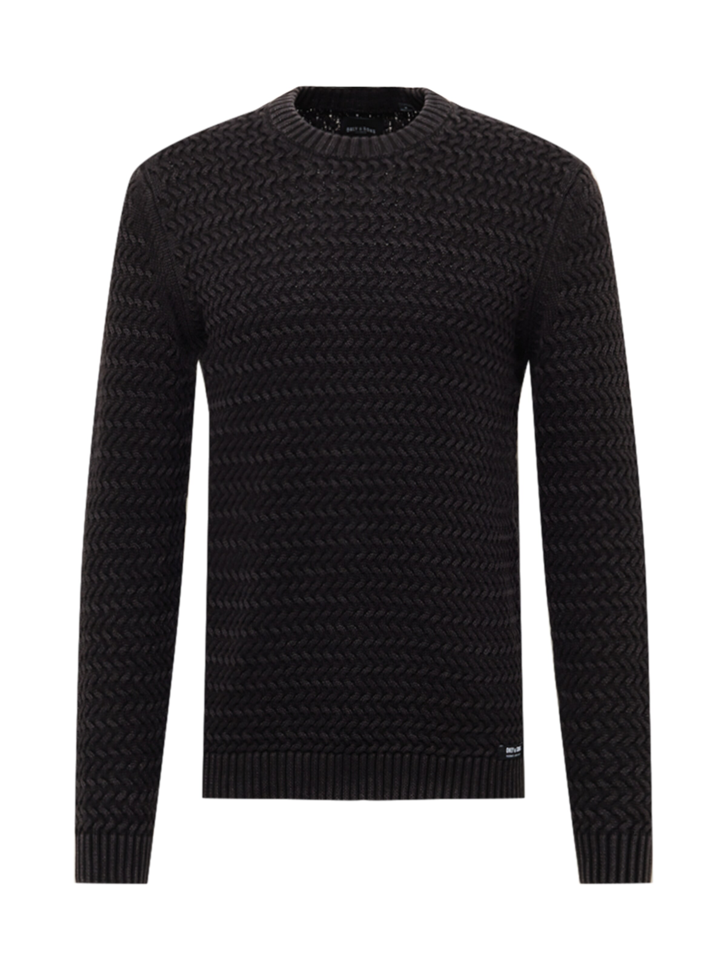 Männer Pullover & Strick Only & Sons Pullover 'WING' in Schwarz - ZF75547