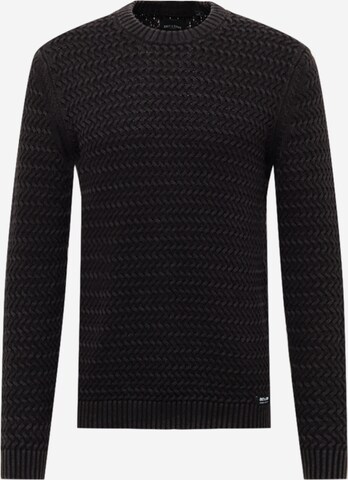 Only & Sons Sweater 'WING' in Black: front