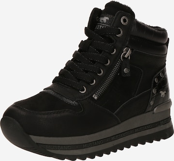 juoda MUSTANG Auliniai batai: priekis