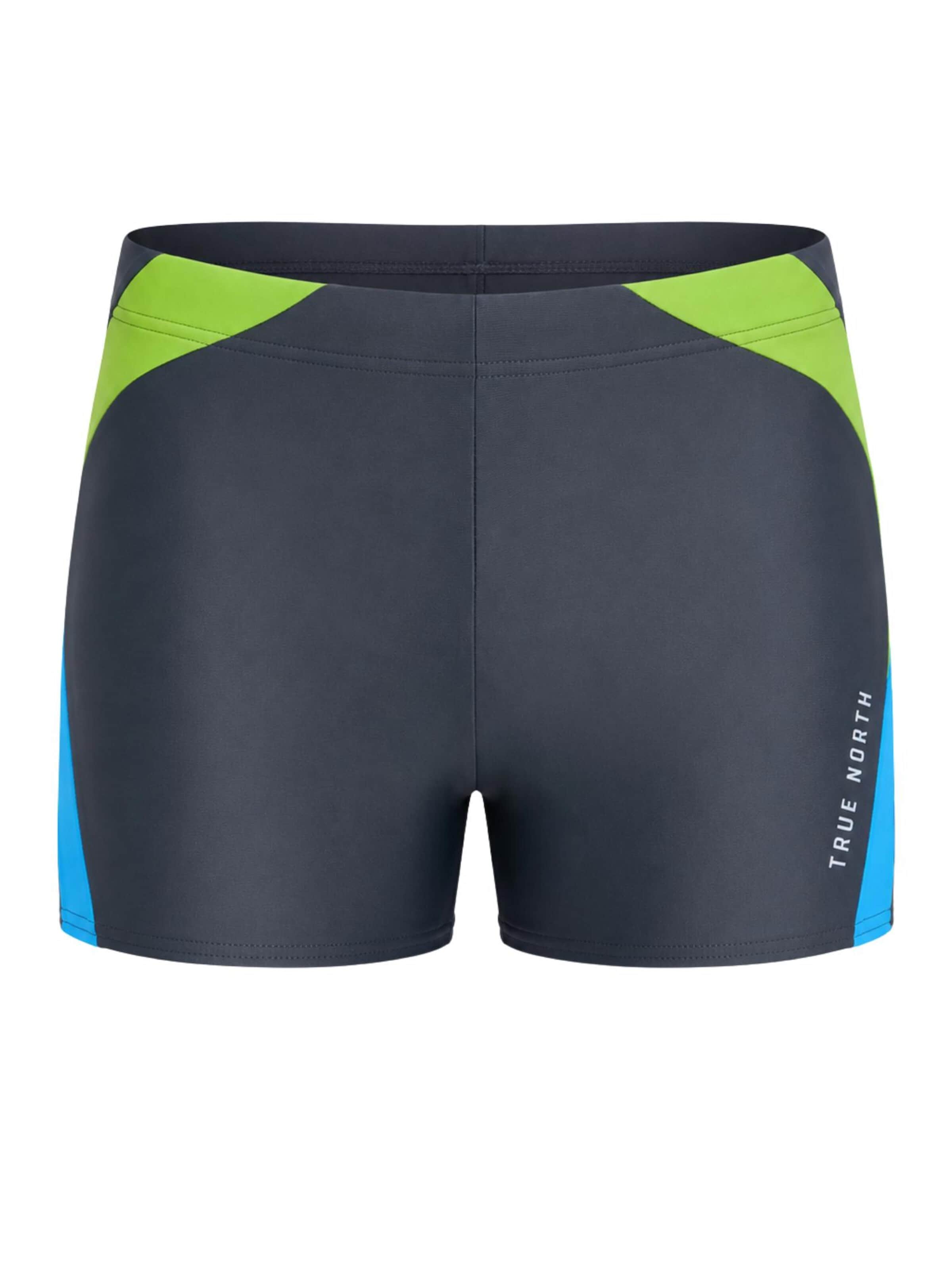 True North Board Shorts 'Herren Trunk Badehose "Ozean"' in Silver: front