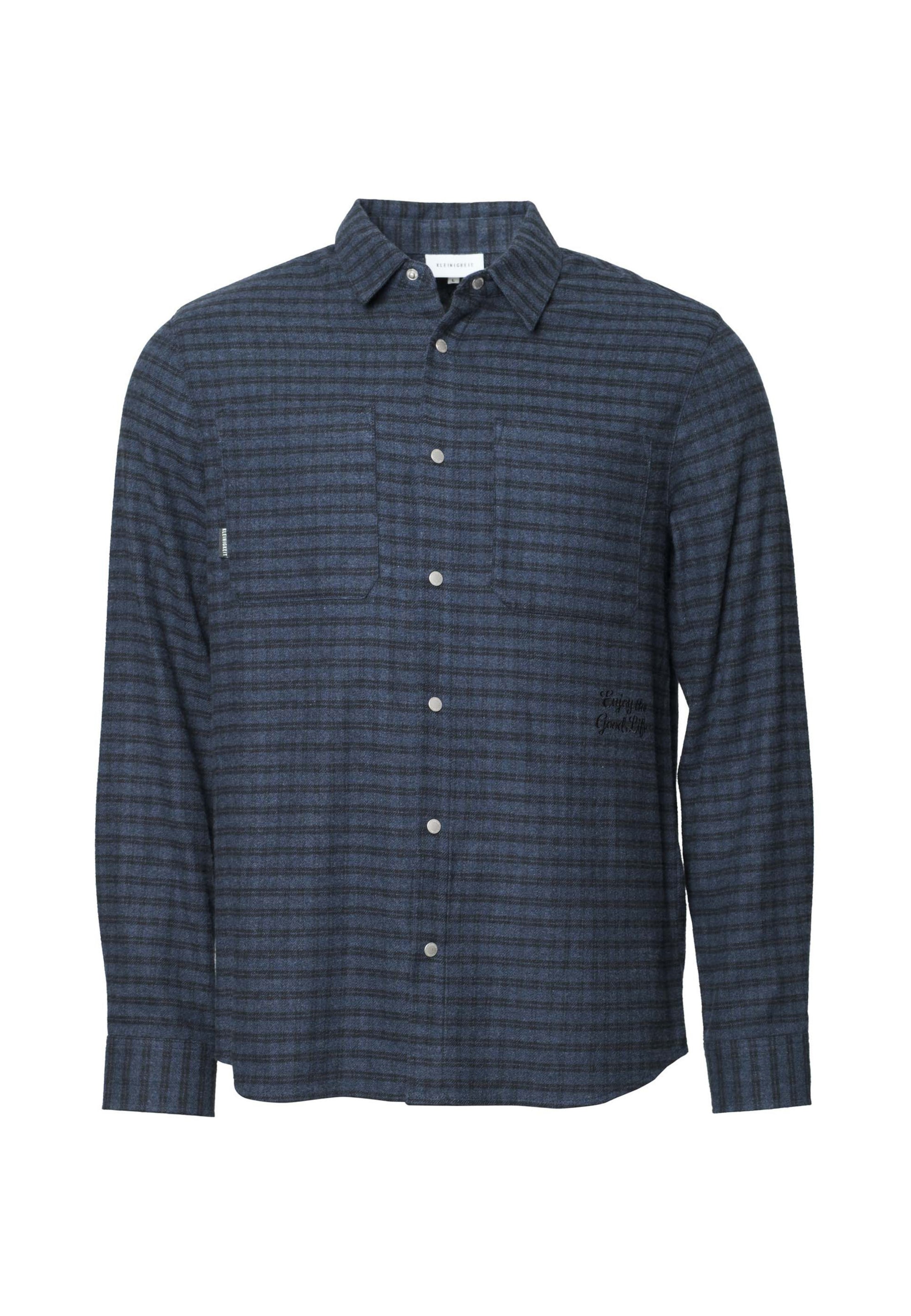 Kleinigkeit - Regular Fit Camisa 'Milli' em azul: frente