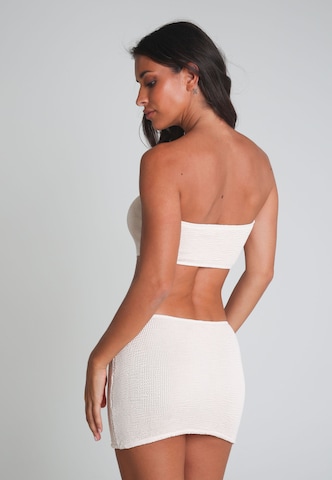 Moda Minx Strandkleid 'Scrunch' in Beige