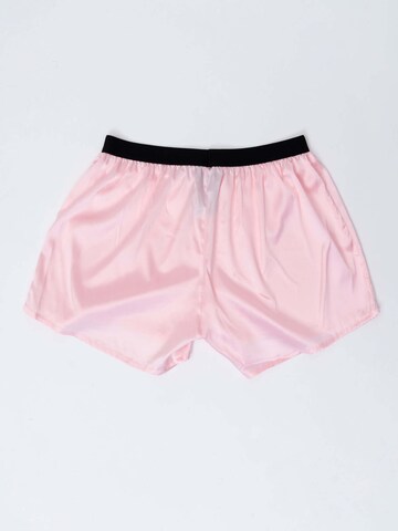 HACOY - Calzoncillo boxer 'Silk Boxer Shorts' en rosa