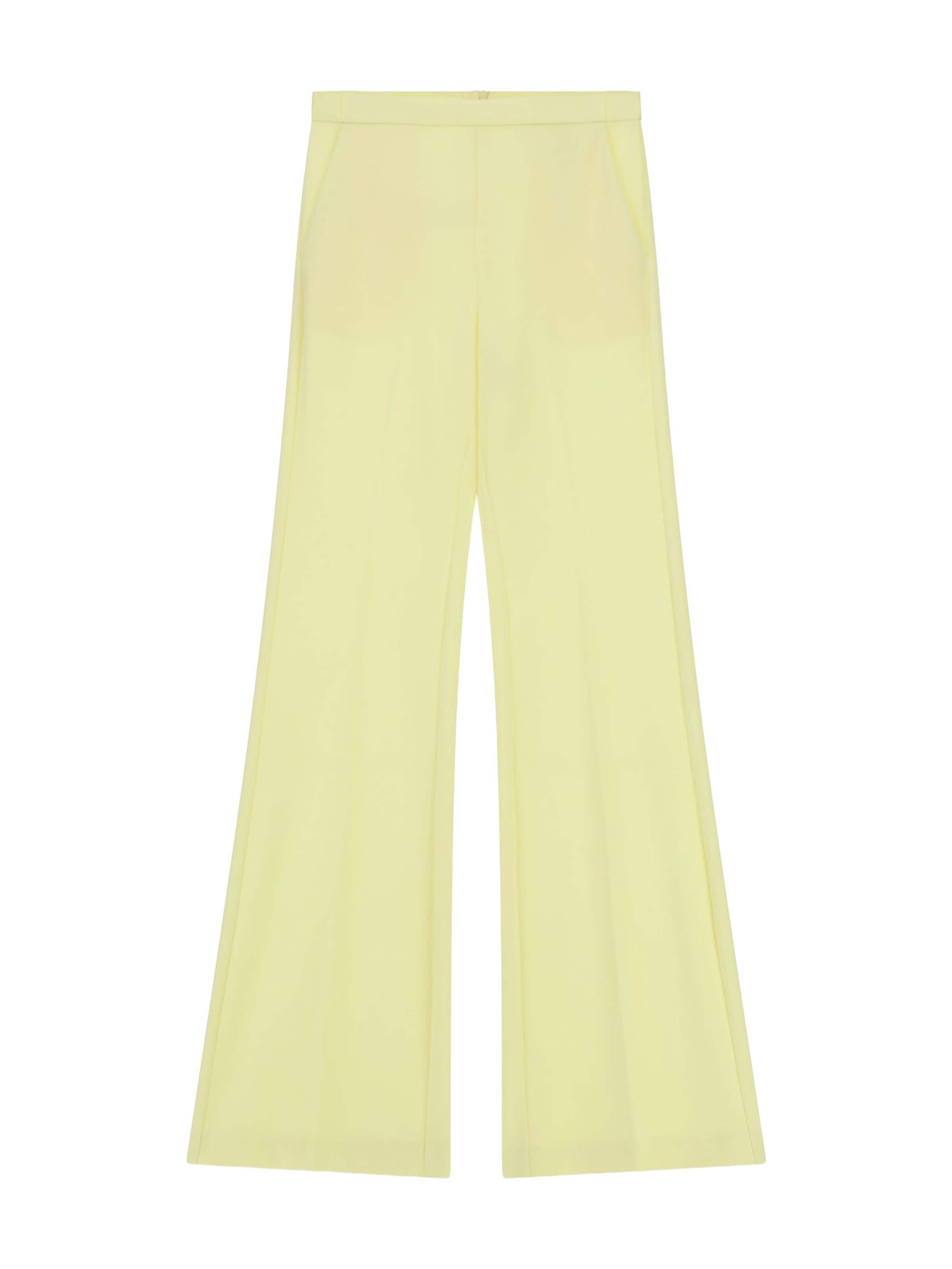 IMPERIAL - Acampanado Pantalón 'Imperial' en amarillo: frente