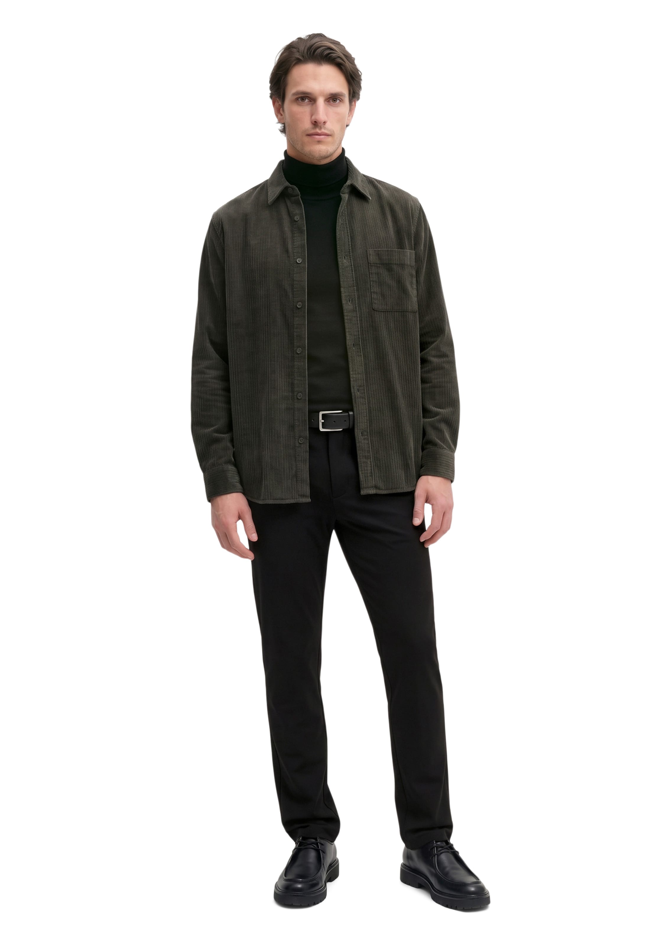 Marc O'Polo Regular Fit Hemd in Schwarz