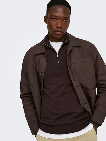 Pullover 'ONSWYLER' di Only & Sons in marrone