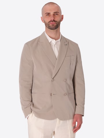Distretto12 Comfort Fit Sakko 'Arezzo' in Beige: Vorderseite