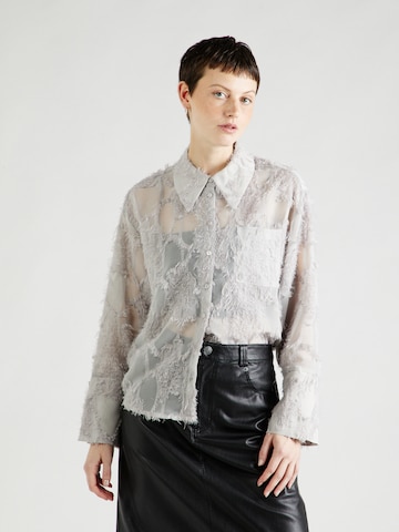 VERO MODA Blouse 'FLOTTE' in Grijs: voorkant