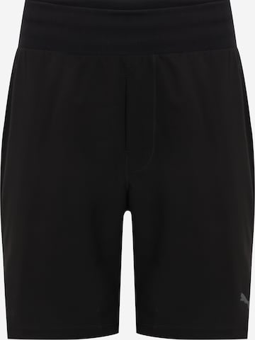 Regular Pantalon de sport PUMA en noir : devant