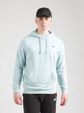 PUMA Sports sweatshirt 'Ess No. 1' in Green: front