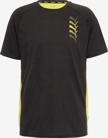 PUMA Functioneel shirt 'Triblend' in Zwart: voorkant