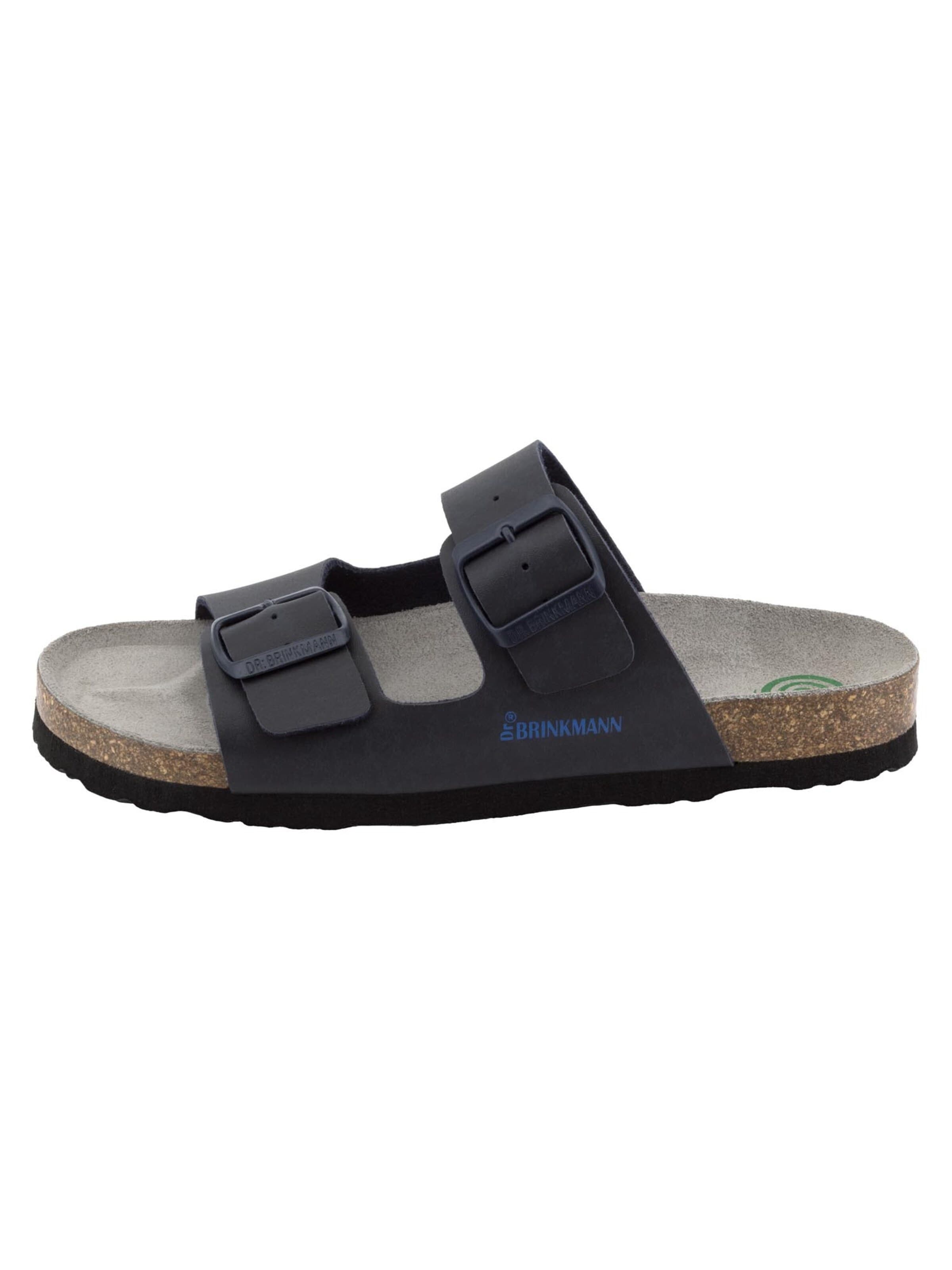DR. BRINKMANN Pantolette 'Bonillo'‌‌‌‌‌‌‌‌ in Blau: Vorderseite