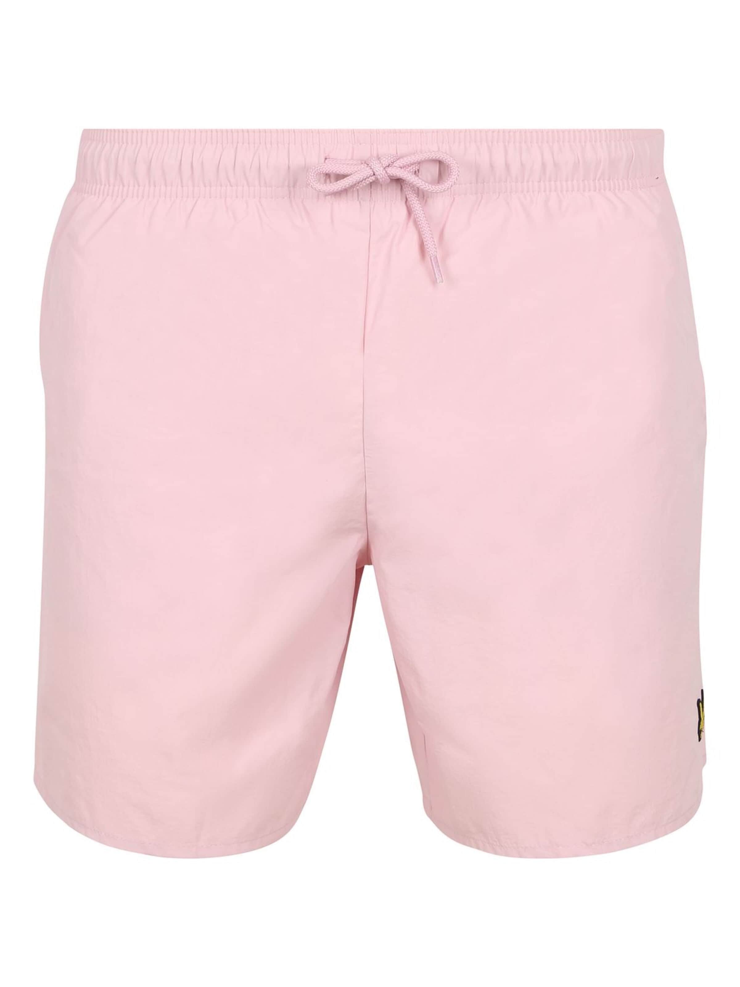 Shorts de bain Lyle & Scott en rose : devant