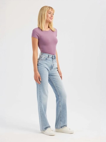 Hiccup Shirt 'Crop Top' in Purple