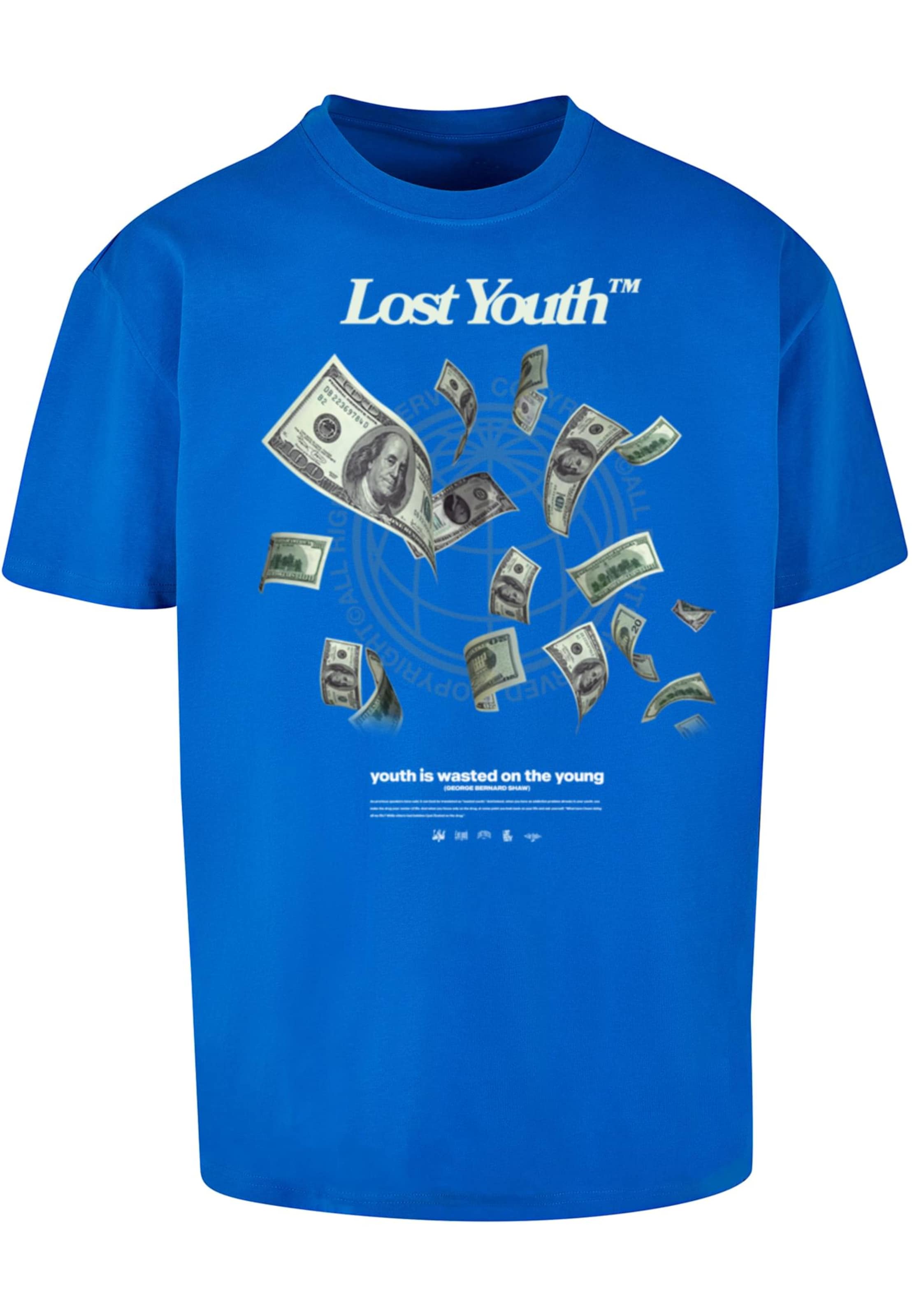 Lost Youth Shirt in Blue / Black / White, Item view