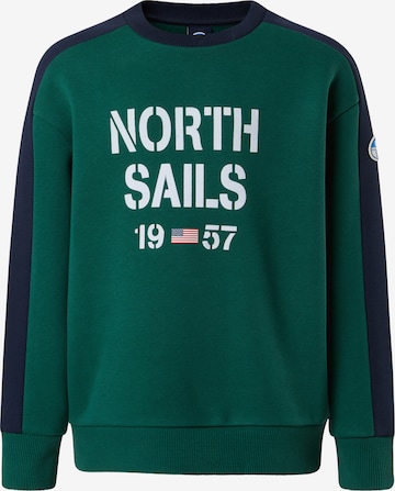 North Sails Sweatshirt in Grün: Vorderseite