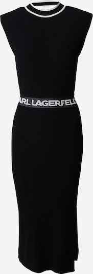 Karl Lagerfeld Плетена рокля в черно / бяло, Преглед на продукта