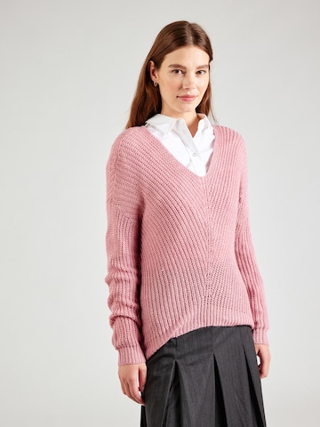 JDY Pullover 'JDYNEW MEGAN' in Lila: Vorderseite