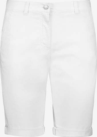 GERRY WEBER Regular Broek in Wit: voorkant