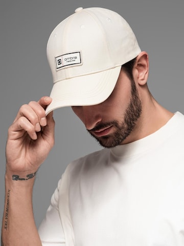 Ombre Cap in White