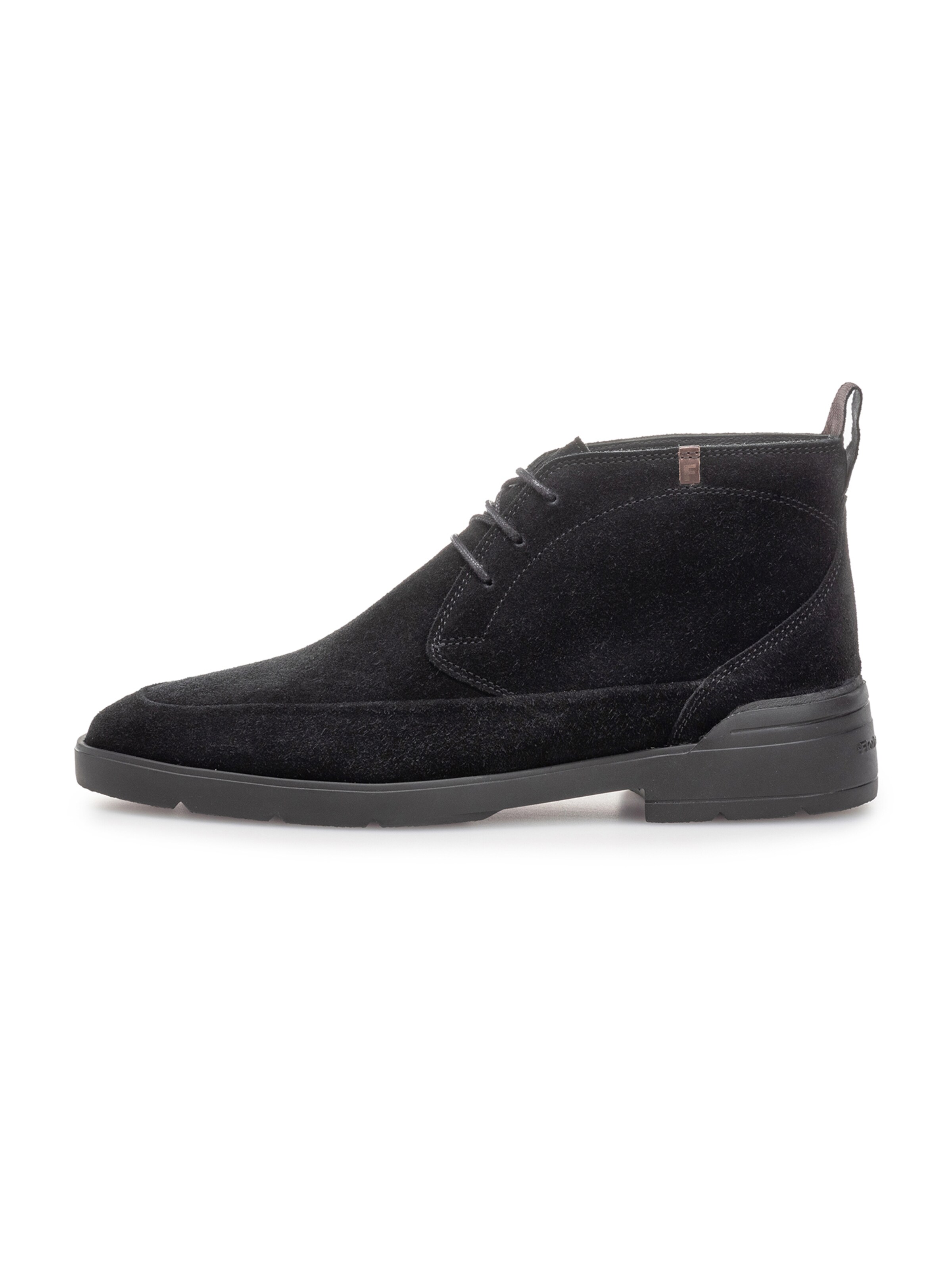 Floris van Bommel Chukka Boots 'De Venker 01' in Zwart: voorkant