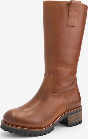 Mysa Boots 'Heather' in Brown: front