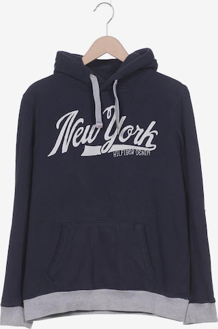 Tommy Jeans Sweatshirt & Zip-Up Hoodie in S in Blue: front