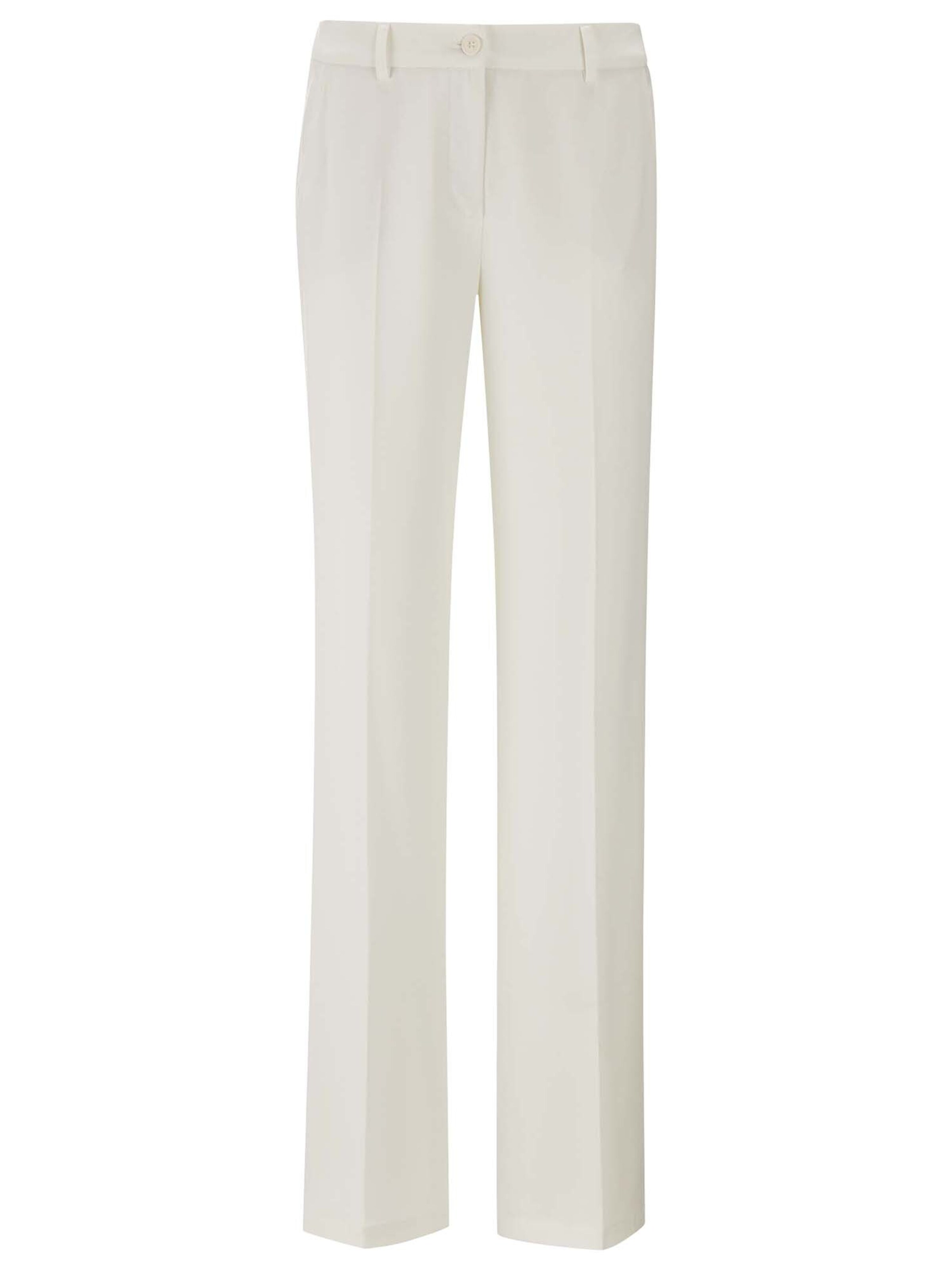 MADELEINE Pantalon à plis en blanc, Vue avec produit