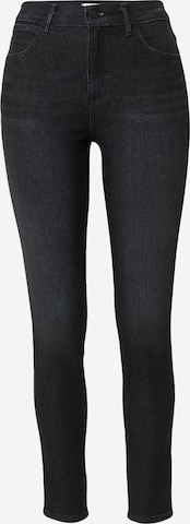 WRANGLER Skinny Jeans i svart: framsida
