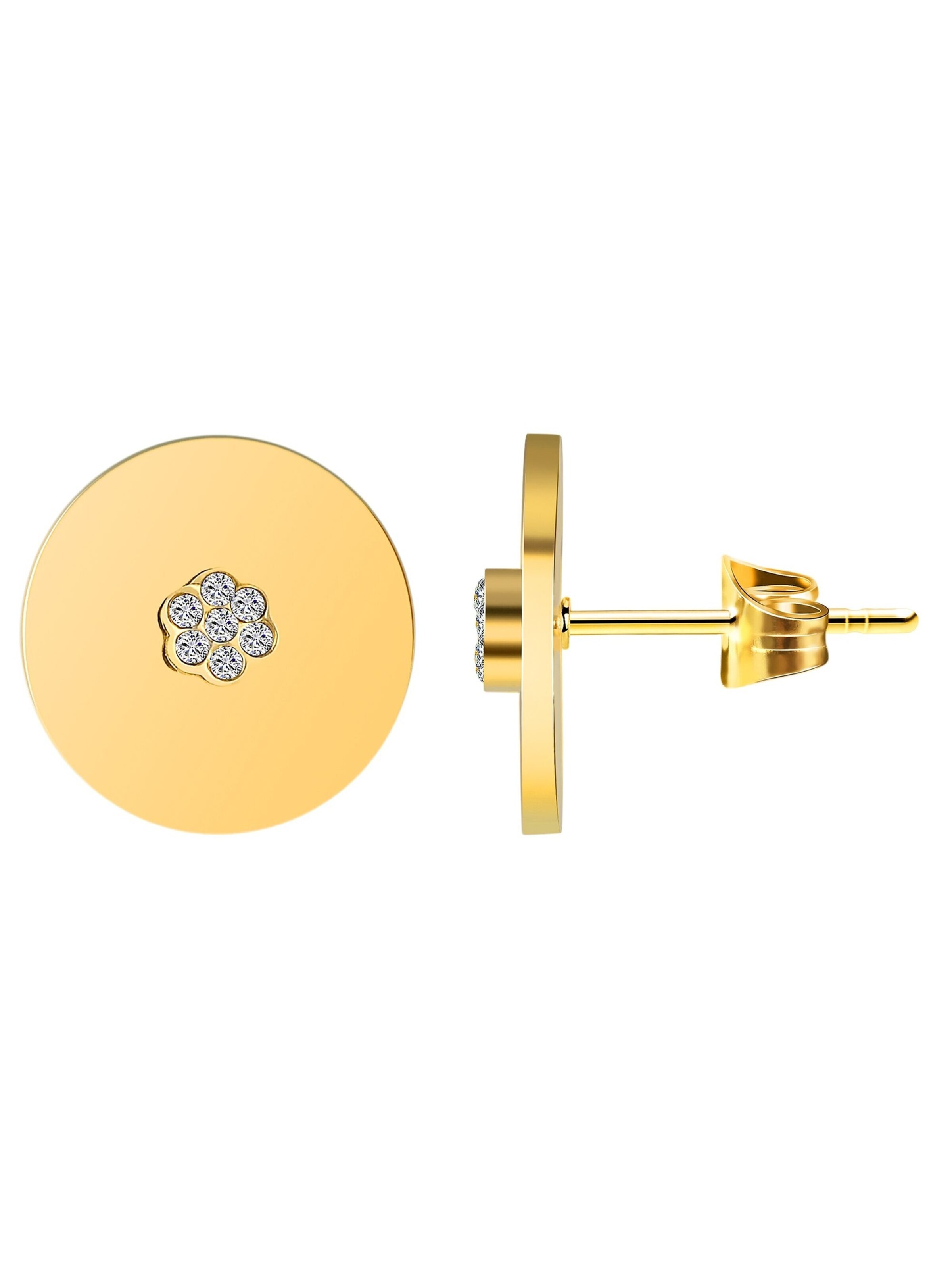 Akzent Earrings 'Julie, langlebig' in Gold