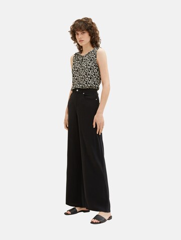 TOM TAILOR Top in Black