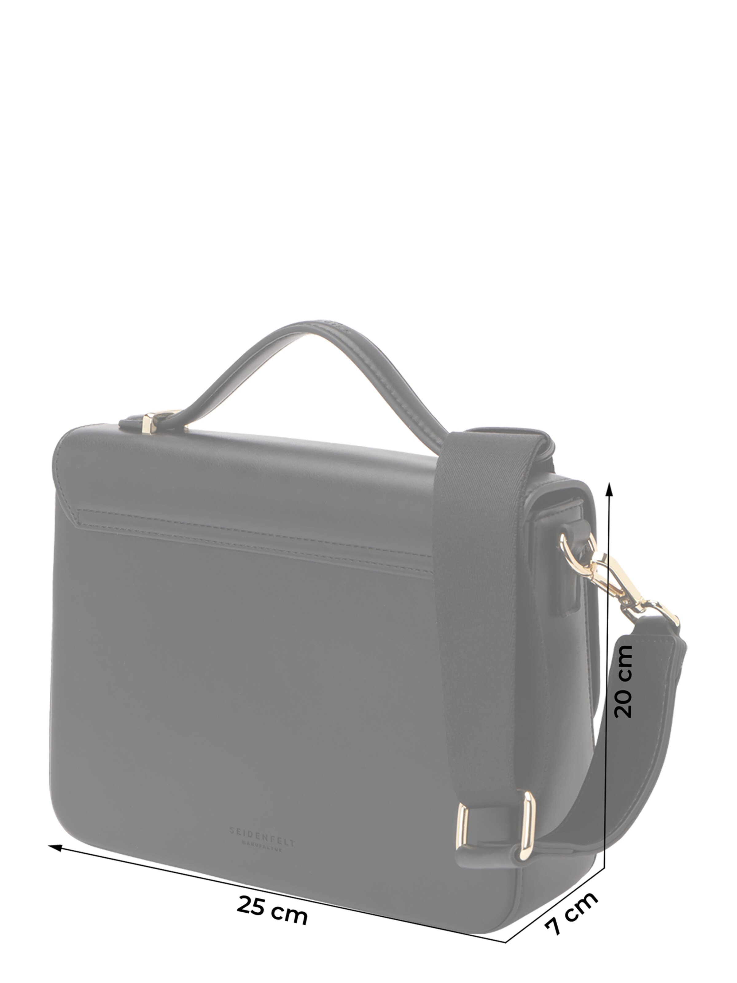 juoda Seidenfelt Rankinė 'LOVIISA'