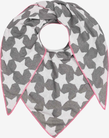 Zwillingsherz Chusta w kolorze szary: przód