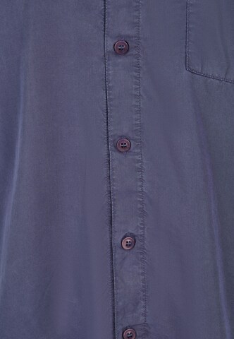 Cleptomanicx Regular fit Button Up Shirt 'Easy' in Blue