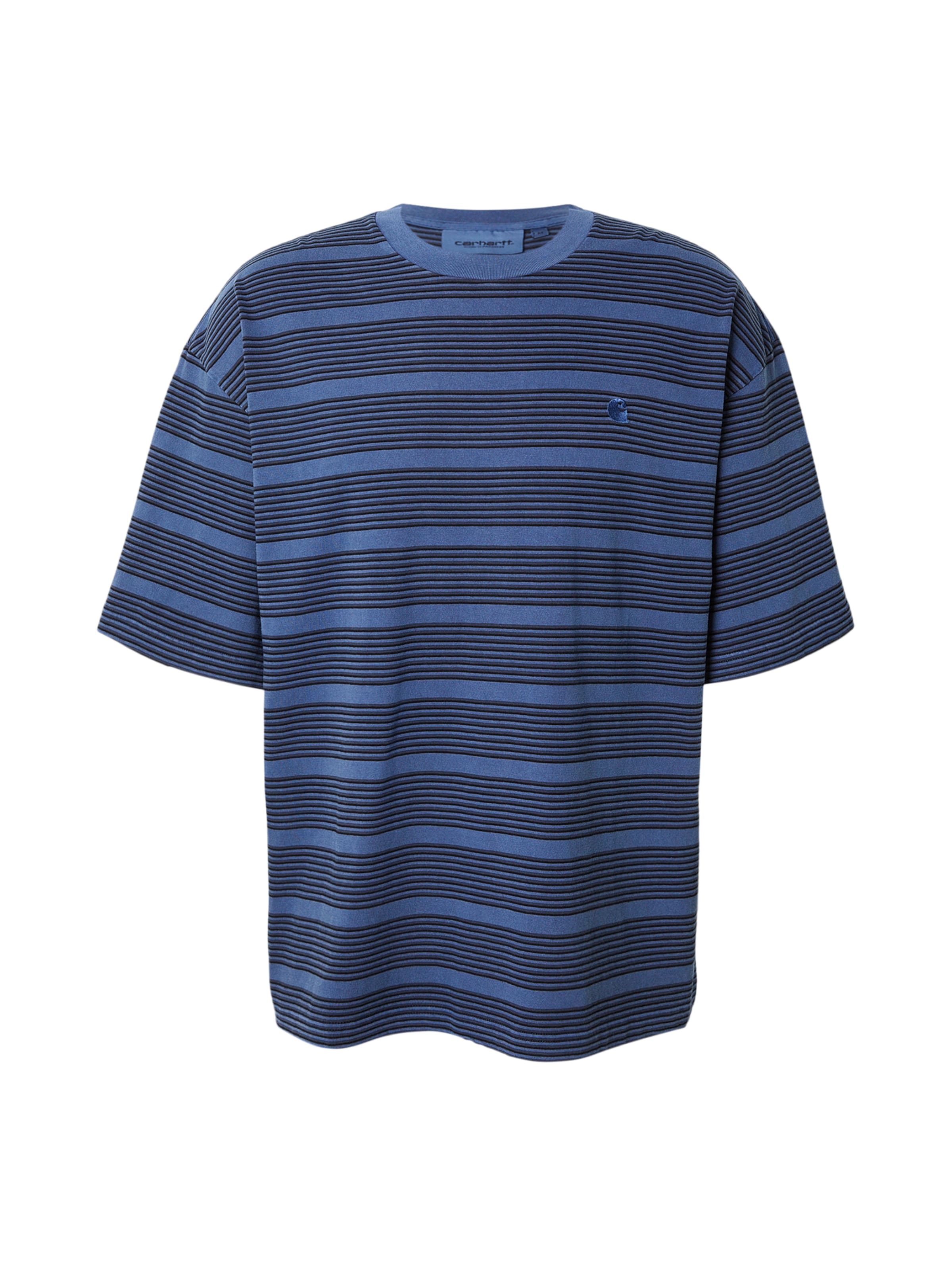 Carhartt WIP T-Krekls, krāsa - zils / melns, Preces skats