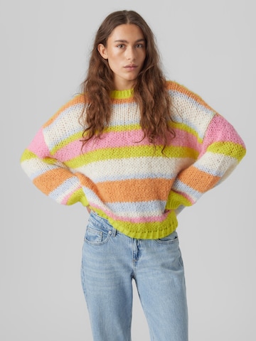 Pull-over 'LANEY' VERO MODA en jaune : devant