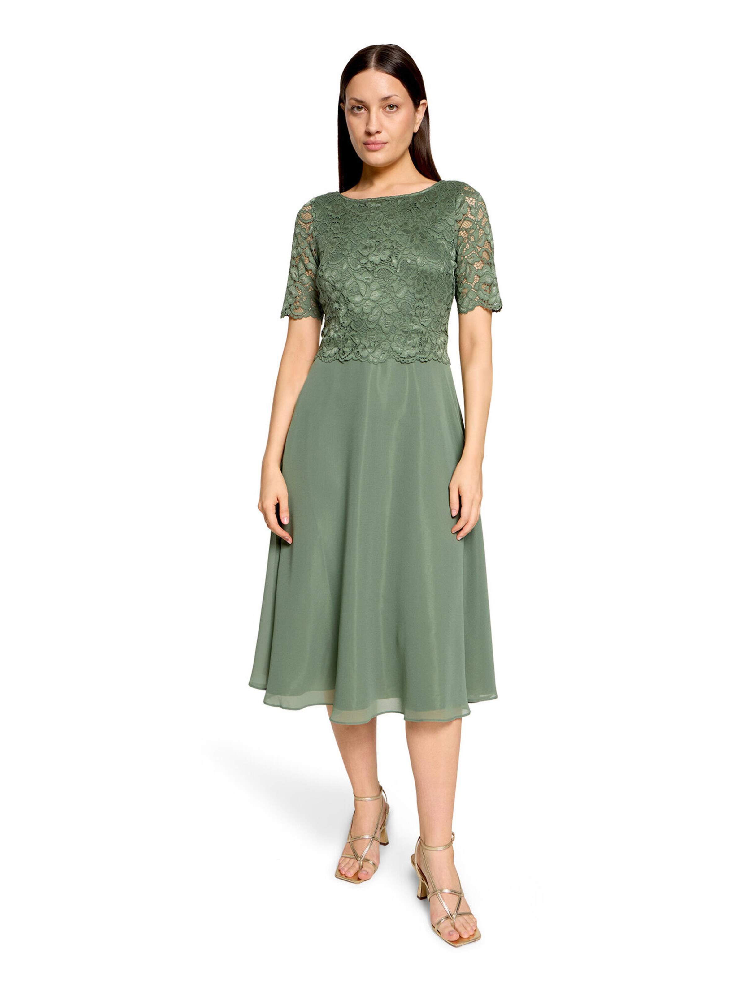 Vera Mont Cocktailjurk in Groen: voorkant