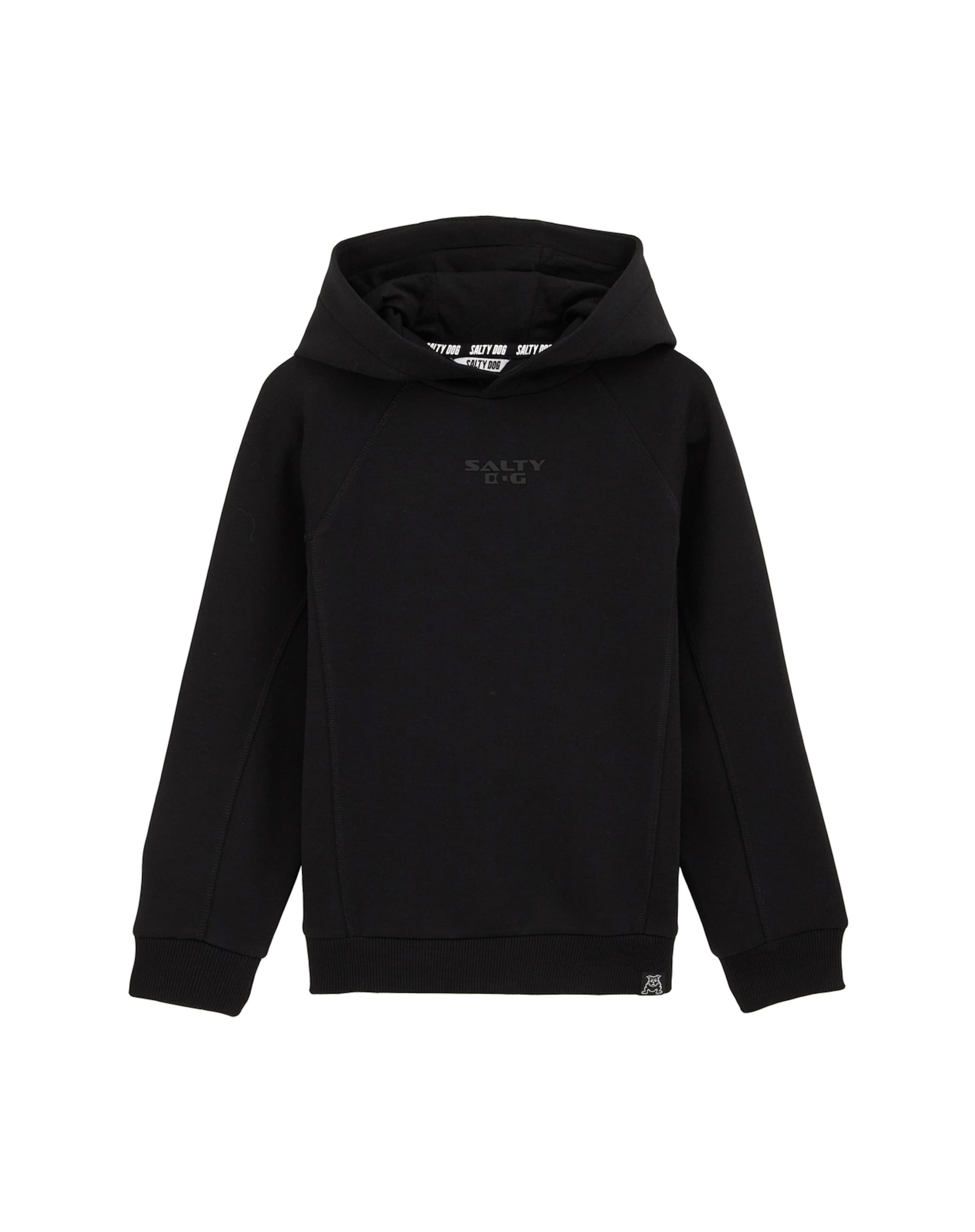 WE Fashion Mikina 'Salty Dog' – černá: přední strana